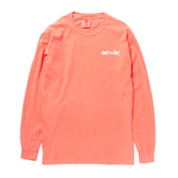 actwiseロゴ 長袖Ｔシャツ（neon ORANGE）