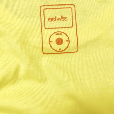 actwise x Portable Music PlayerＴシャツ（LIGHT YELLOW）