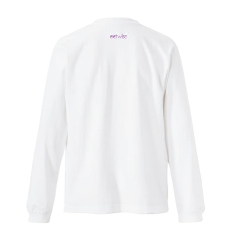 actwise パンダ哲学 長袖Tシャツ（ホワイト）
