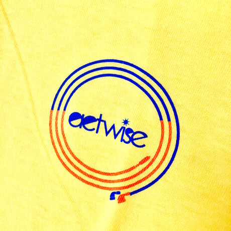 actwise x Portable Music PlayerＴシャツ（LIGHT YELLOW）