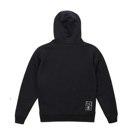 actwise  logo Heavy hoodie  (Deep Black)