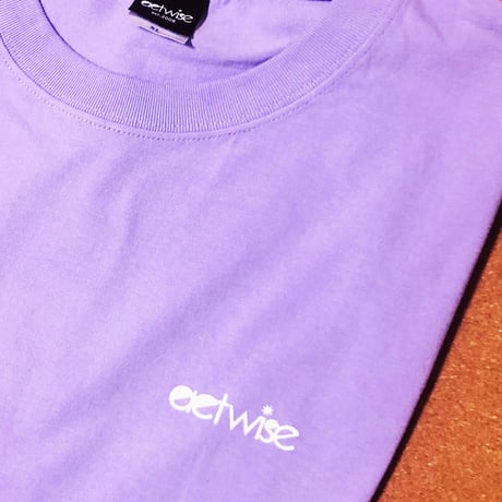 actwise  ロゴＴシャツ（ライトパープル）