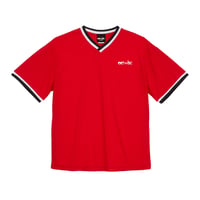 actwise 刺繍ロゴ ドライルーズフィットT（Red / White)