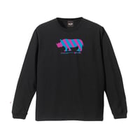 2TONE Animal ビッグシルエットロンＴ（ブラック）