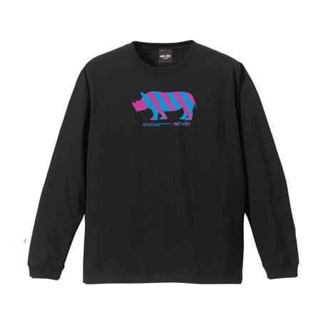 2TONE Animal ビッグシルエットロンＴ（ブラック）
