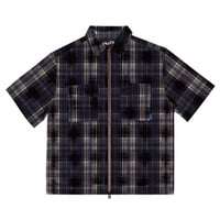 WKND WILSON ZIP SHIRTS BLACK