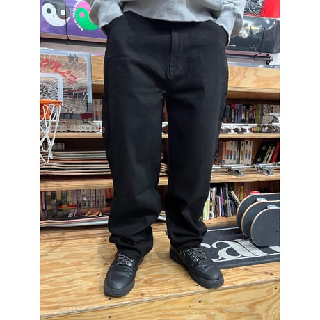 KROOKED KOFFIN CARPENTER PANTS BLACK