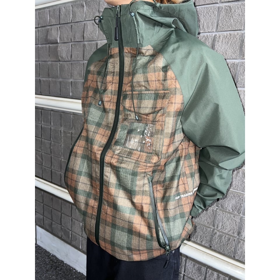 POP TRADING COMPANY CHECKED ORACLE JACKET DUFF