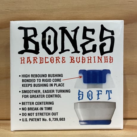 BONES WHEELS BUSHING SOFT WHITE PACK