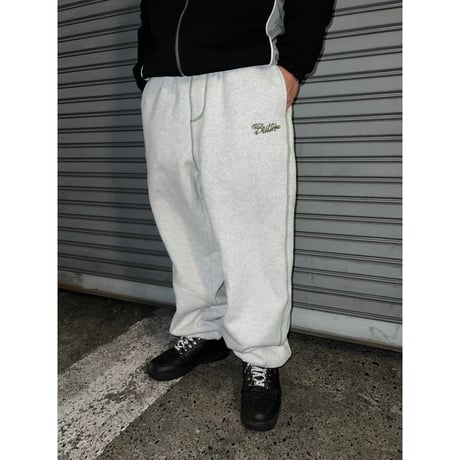 BUTTER GOODS BAGGY FLEECE PANTS ASH