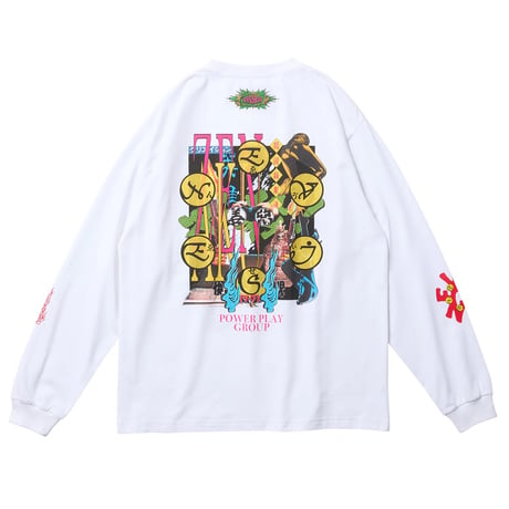 EVISEN BASTARD L/S TEE WHITE