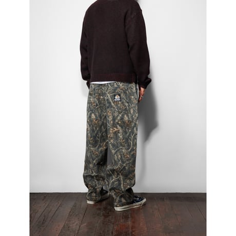 BUTTER GOODS WORK PANTS FOREST CAMO