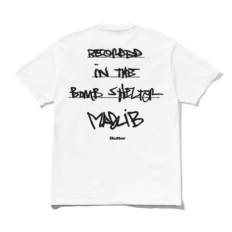 BUTTER GOODS BOMB SHELTER TEE WHITE