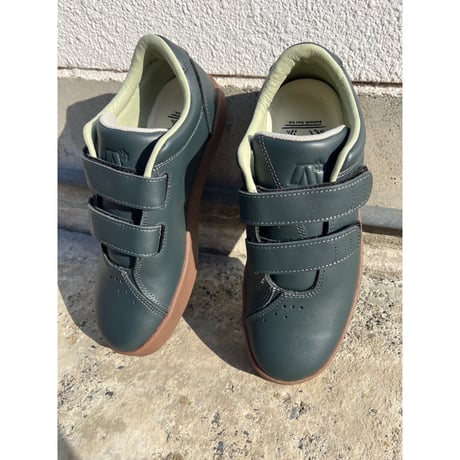 ARETH I VELCRO DEEP GREEN LETHER