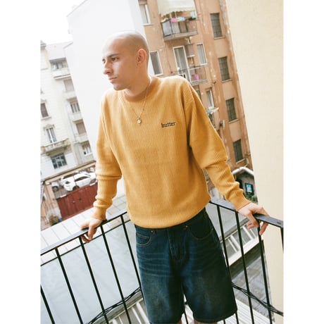 BUTTER GOODS FADE KNIT SWEATER SUNBURST