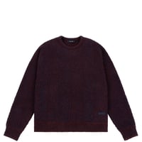 DIME MOHAIR WAVE KNIT BURGUNDY