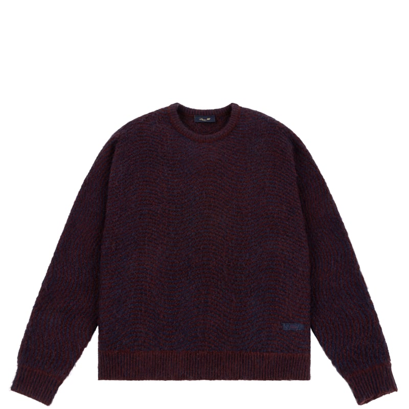 DIME MOHAIR WAVE KNIT BURGUNDY | CANOLA SKATESHOP