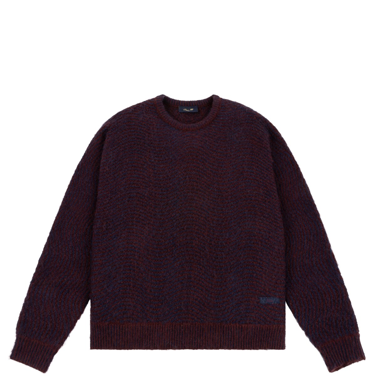 DIME MOHAIR WAVE KNIT BURGUNDY | CANOLA SKATESHOP