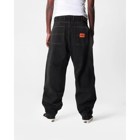 BUTTER GOODS SANTOSUOSSO DENIM PANTS WASHED BLACK