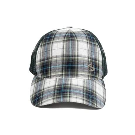 YARDSALE PHANTASY PLAID CAP GREEN