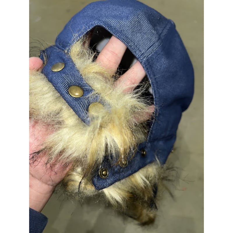 CARPET COMPANY C-STAR FUR HAT DARK DENIM | CANO