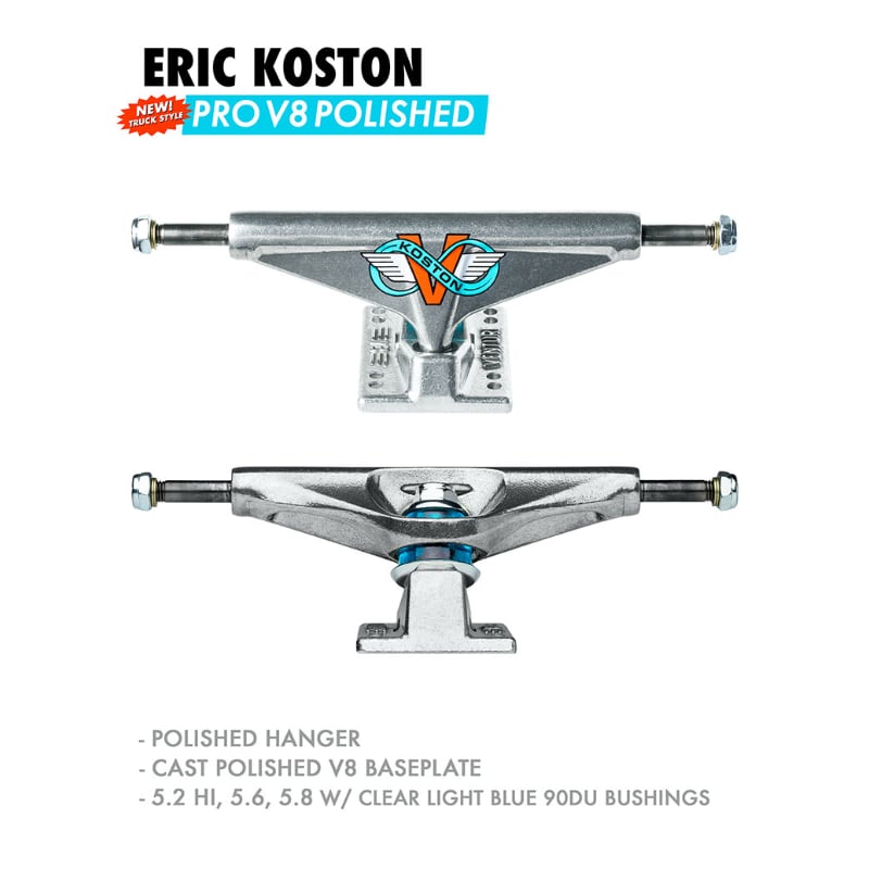 Venture V8 トラック 5.6 (8.25) KOSTON 未使用 VENTURE TRUCK ベンチャー トラック V8 ERIC KOSTON 5.6 HI