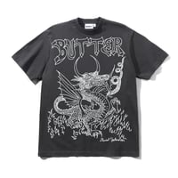 BUTTER GOODS DRAGON TEE WASHED BLACK