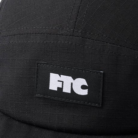 FTC RIPSTOP CAMP CAP BLACK