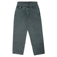 THEORIES PLAZA JEANS WASHED EVERGREEN