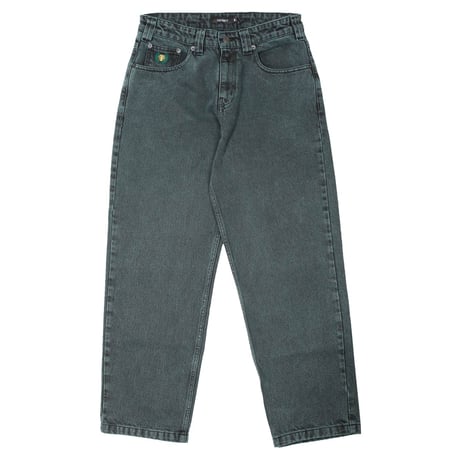 THEORIES PLAZA JEANS WASHED EVERGREEN