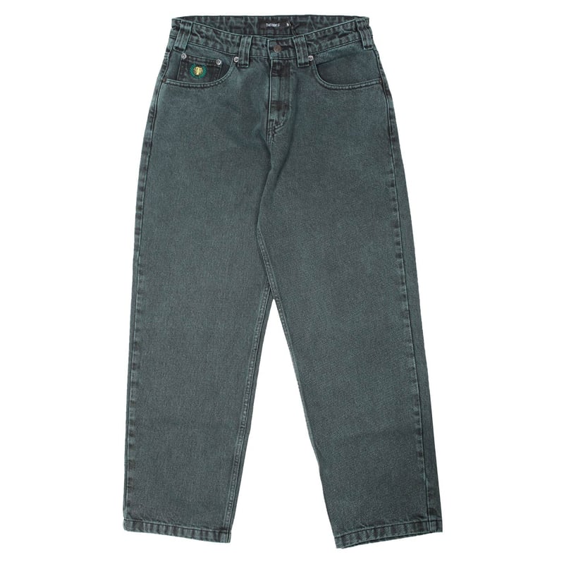 THEORIES PLAZA JEANS WASHED EVERGREEN | CANOLA 