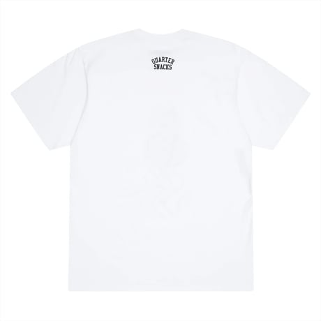 QUARTER SNACKS BIG SNACKMAN TEE  WHITE