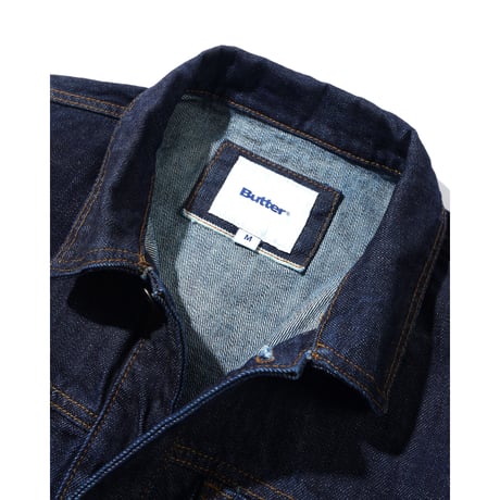 BUTTER GOODS BULL SELVEDGE DENIM JACKET RAW INDIGO
