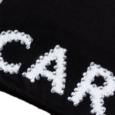 CARPET COMPANY  RHINESTONE BEANIE BLACK