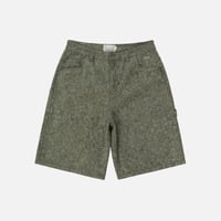 DIME BAGGY DENIM SHORTS ELECTRIC GREEN