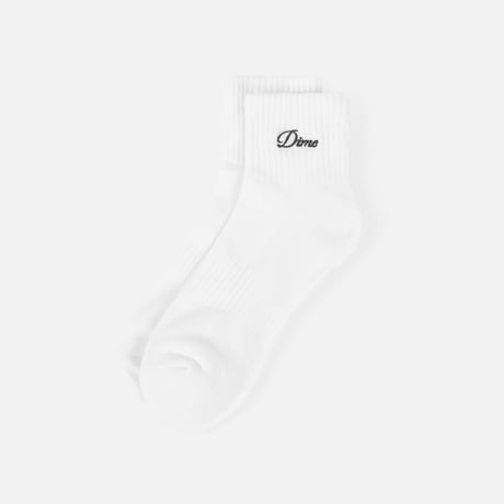 DIME 2PACK ANKLE SOCKS WHITE