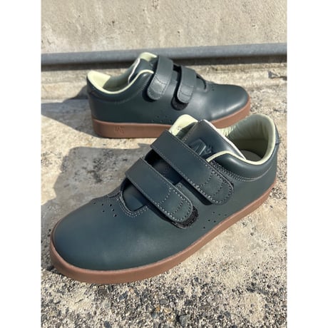 ARETH I VELCRO DEEP GREEN LETHER