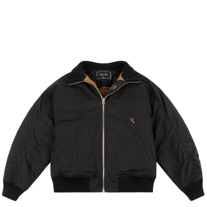 Dime Bomber Jacket ボンバー ジャケット ma-1 DIME INSULATED BOMBER BLACK | CANOLA SKATESHOP