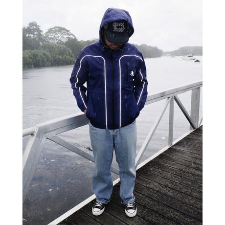 PASS~PORT WORKERS RAIN JACKET NAVY