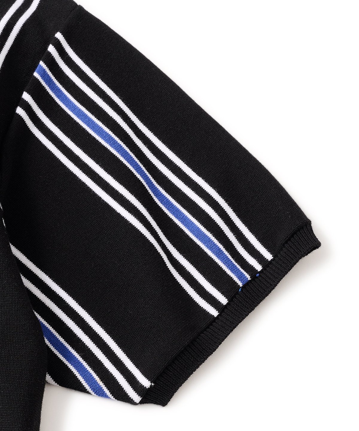 FTC STRIPE KNIT POLO BLACK | CANOLA SKATESHOP