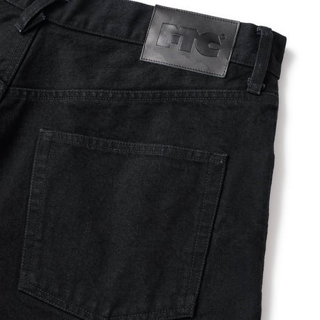 FTC DENIM SHORT BLACK