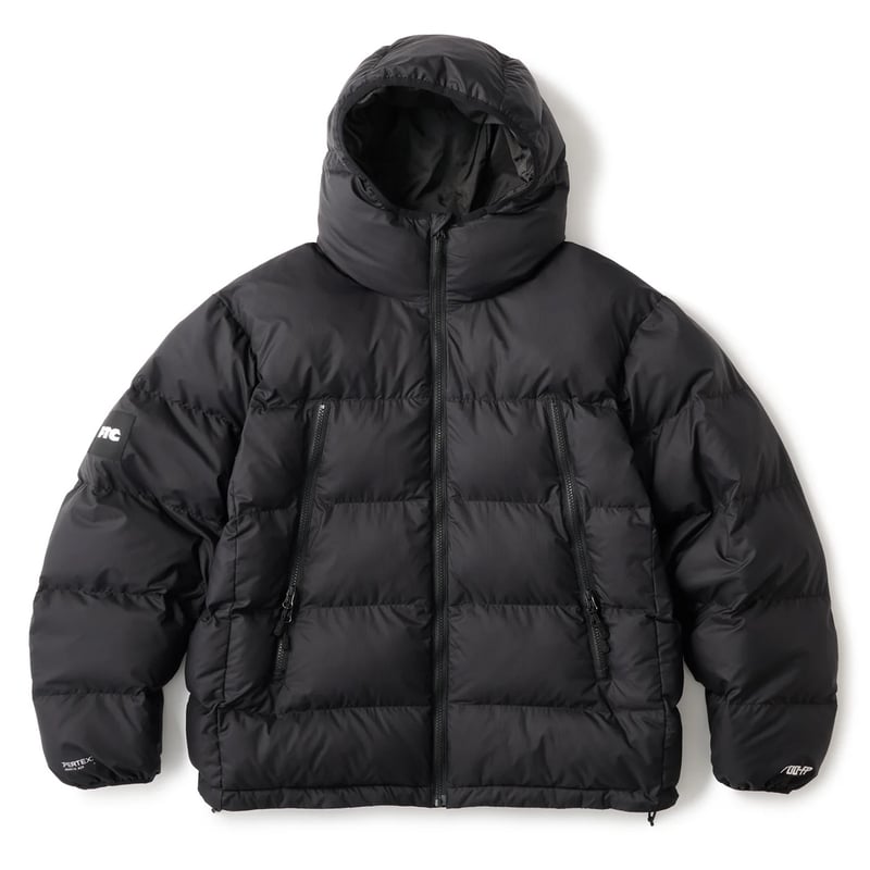 FTC PERTEX® HOODED PUFFY JACKET BLACK | CANOLA