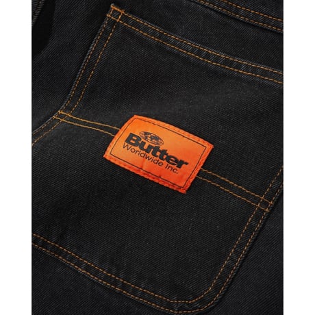 BUTTER GOODS SANTOSUOSSO DENIM PANTS WASHED BLACK