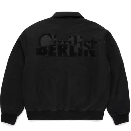 CIVILIST INSULATED BOMBER JACKET BLACK