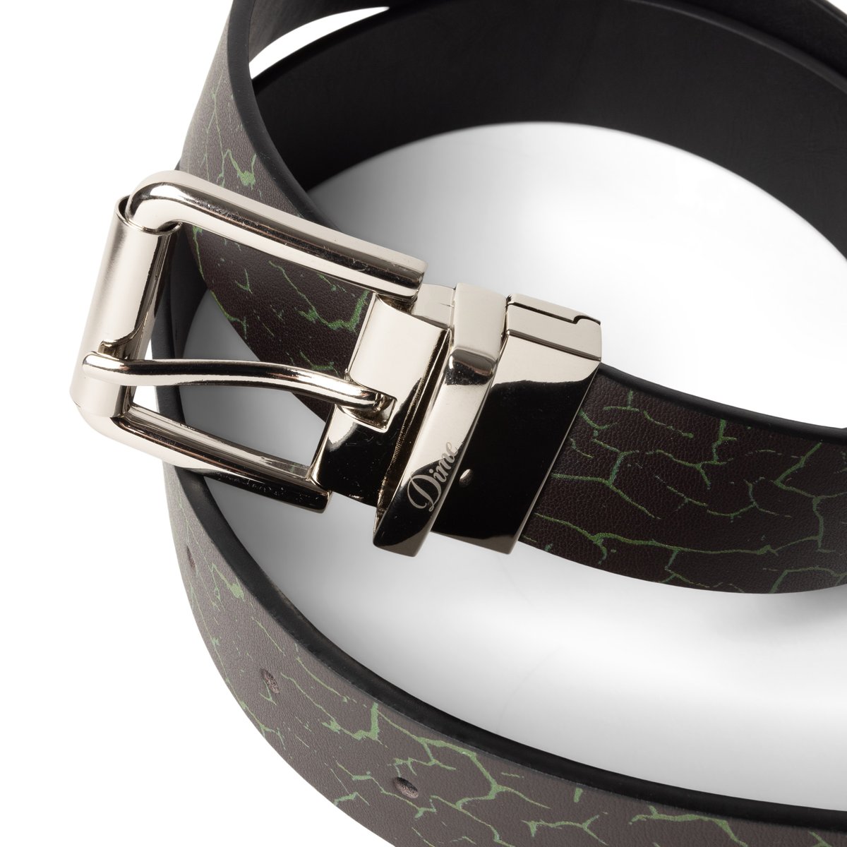 DIME REVERSIBLE LEATHER BELT BLACK&BEIGE | CANO