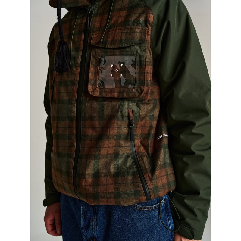 POP TRADING COMPANY CHECKED ORACLE JACKET DUFF