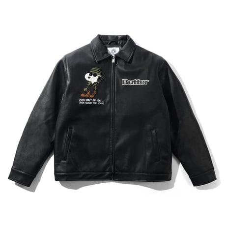 BUTTER GOODS GUARD DOG JACKET BLACK