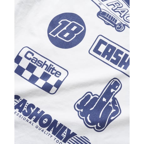 CASH ONLY SERVICE TEE WHITE