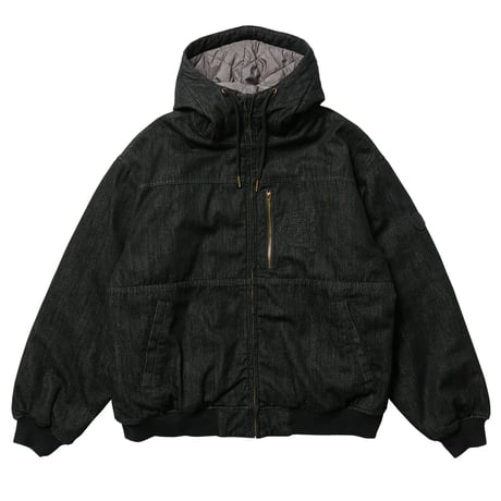 EVISEN EYE FIRE DENIM PUFF JACKET