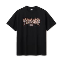 FTC×THRASHER LOGO TEE BLACK